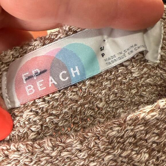 Free People Beach Declan Sweater Romper | Small | MSRP $98 - Picture 5 of 7